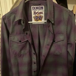 Six on Purple reign womans flannel